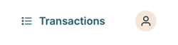 Transactions login lozenge